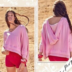 FP Movemwnt By Free People Pink Women's Hoodie Top
